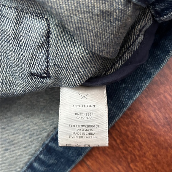 Unpublished Anthropologie Morgan Military Utility Denim Jean Jacket, Size S - Picture 14 of 14